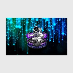 Бумага для упаковки 3D Space DJ - neon starfall