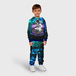 Детский костюм с толстовкой 3D Space DJ - neon starfall - фото 2