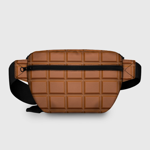 Поясная сумка 3D с принтом Milk chocolate guy, вид сзади #1