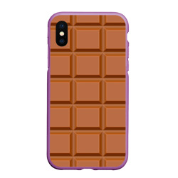 Чехол для iPhone XS Max матовый Milk chocolate guy