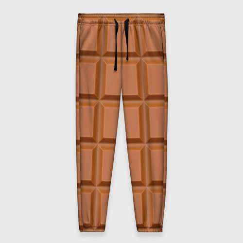 Женские брюки 3D с принтом Milk chocolate guy, вид спереди #2