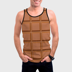 Мужская майка 3D Milk chocolate guy - фото 2