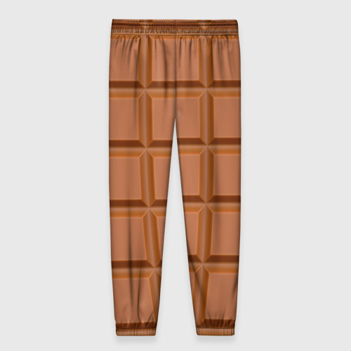 Женские брюки 3D с принтом Milk chocolate guy, вид сзади #1