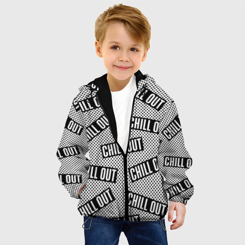 Детская куртка 3D с принтом Чилаут, фото на моделе #1