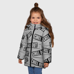 Зимняя куртка для девочек 3D Чилаут - фото 2
