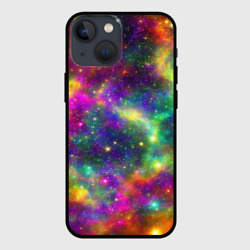 Чехол для iPhone 13 mini Яркий неоновый космос