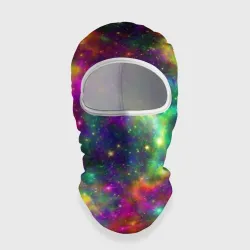 Балаклава 3D Яркий неоновый космос