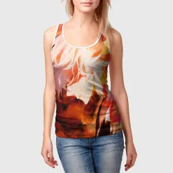 Женская майка 3D Адский Рай Габимару - фото 2