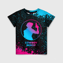 Cowboy Bebop - neon gradient – Футболка с принтом купить со скидкой в -33%