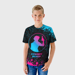 Детская футболка 3D Cowboy Bebop - neon gradient - фото 2