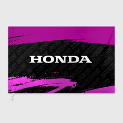 Флаг 3D Honda pro racing: надпись и символ