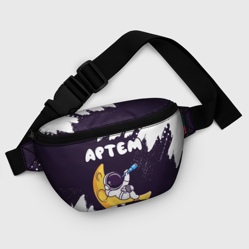 Поясная сумка 3D Артем космонавт отдыхает на Луне - фото 6