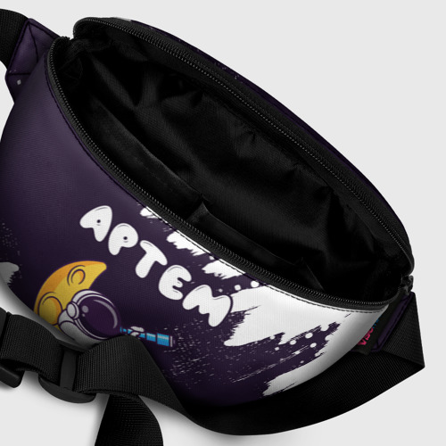Поясная сумка 3D Артем космонавт отдыхает на Луне - фото 7