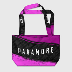 Пляжная сумка 3D Paramore rock Legends: надпись и символ