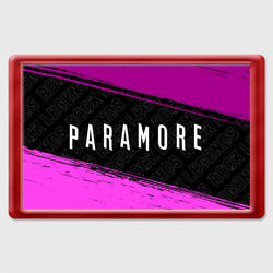 Магнит 45*70 Paramore rock Legends: надпись и символ