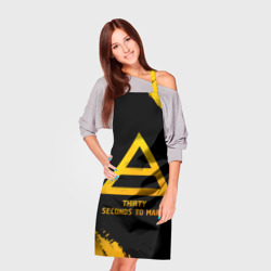 Фартук 3D Thirty Seconds to Mars - gold gradient - фото 2