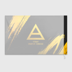 Флаг 3D Thirty Seconds to Mars - gold gradient - фото 2