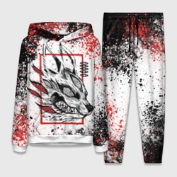 Женский костюм с толстовкой 3D Демон-лис - человек-бензопила