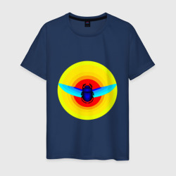 Мужская футболка хлопок Летящий скарабей