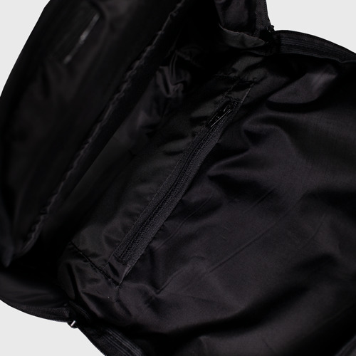 Рюкзак 3D с принтом Павлиноглазка атлас паттерн на коричневом фоне, фото #7