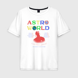 Мужская футболка хлопок Oversize Travis Scott astroworld