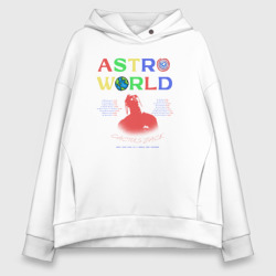 Женское худи Oversize хлопок Travis Scott astroworld