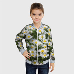 Детский бомбер 3D Ромашки ко дню семьи, любви и верности - фото 2