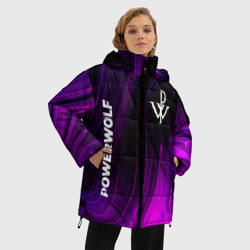 Женская зимняя куртка Oversize Powerwolf violet plasma - фото 2