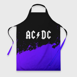 Фартук 3D AC DC purple grunge