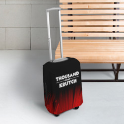 Чехол для чемодана 3D Thousand Foot Krutch red plasma - фото 2