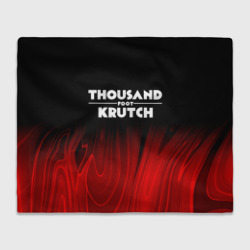 Плед 3D Thousand Foot Krutch red plasma