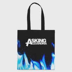 Шоппер 3D Asking Alexandria blue fire