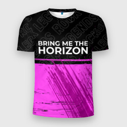Мужская футболка 3D Slim Bring Me the Horizon rock Legends: символ сверху