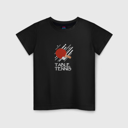 Детская футболка хлопок Любителям настольного тенниса