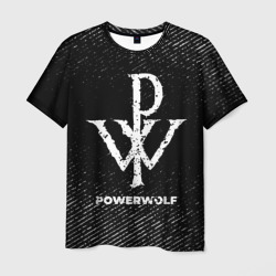 Powerwolf с потертостями на темном фоне – Футболка с принтом купить со скидкой в -26%