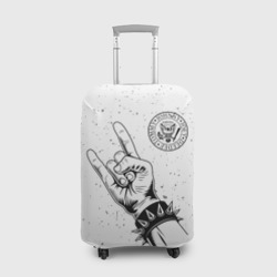 Чехол для чемодана 3D Ramones и рок символ