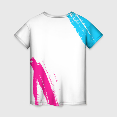 Женская футболка 3D Evanescence neon gradient style: надпись, символ, цвет 3D печать - фото 2
