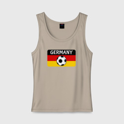 Женская майка хлопок Football Germany