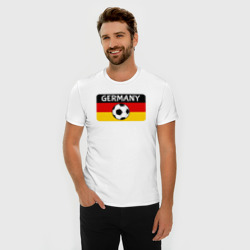 Мужская футболка хлопок Slim Football Germany - фото 2