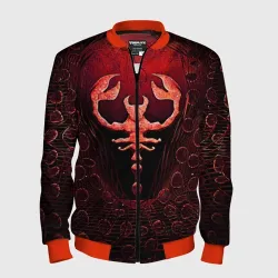 Мужской бомбер 3D Ископаемый скорпион