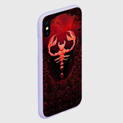 Чехол для iPhone XS Max матовый Ископаемый скорпион - фото 2