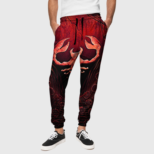 Мужские брюки 3D Ископаемый скорпион, цвет 3D печать - фото 4