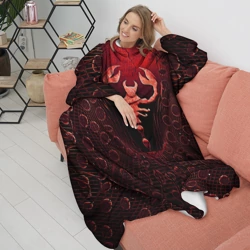 Плед с рукавами Ископаемый скорпион - фото 2