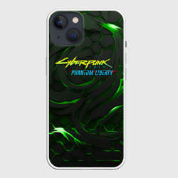 Cyberpunk 2077 phantom liberty green – Чехол для iPhone 13 с принтом купить