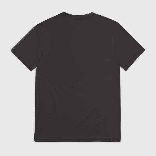 Мужская футболка 3D с принтом Победишь себя - будешь непобедим, вид сзади #1