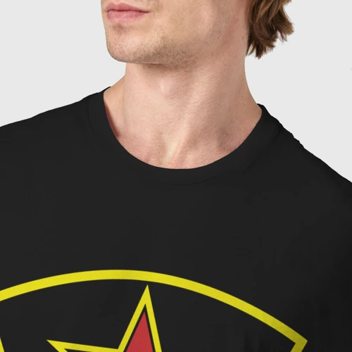 Мужская футболка хлопок с принтом Спецназ - эмблема, фото #4