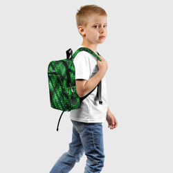 Детский рюкзак 3D Яркие зеленые точки - фото 2