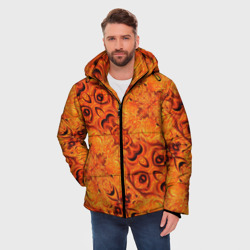 Мужская зимняя куртка 3D Огненный идол - фото 2