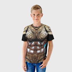 Детская футболка 3D Африканский воин - фото 2