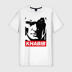 Мужская футболка хлопок Slim Obey Khabib